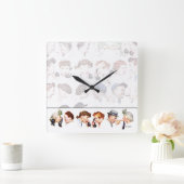 Keten van Gossip 4 Vierkante Klok (Huis)