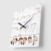 Keten van Gossip 4 Vierkante Klok (Hoek)