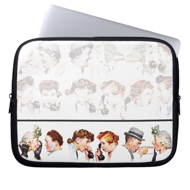Keten van Gossip Laptop Sleeve (Voorkant)