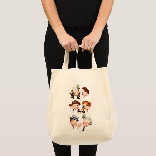 Keten van Gossip Tote Bag (Voorkant (product))