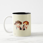 Keten van Gossip Tweekleurige Koffiemok (Links)