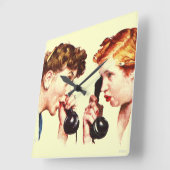 Keten van Gossip Vierkante Klok (Hoek)