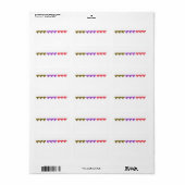 Keten van Harten Etiket (Full Sheet)