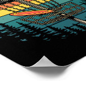 Ketenroker Funny Disc Golf Boomkettingen Frisbee M Poster (Hoek)