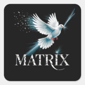 Ketens van gestolen lotsbestemming vierkante sticker (Voorkant)