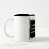 Ketens van Habit Tweekleurige Koffiemok (Links)