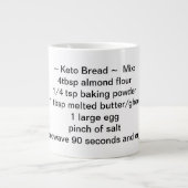 Keto Bread Recipe Coffee Mok (Voorkant)