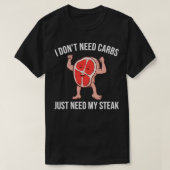 Keto Carnivore Steak T-shirt (Design voorkant)