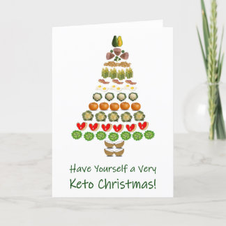 Keto Christmas Feestdagen Kaart