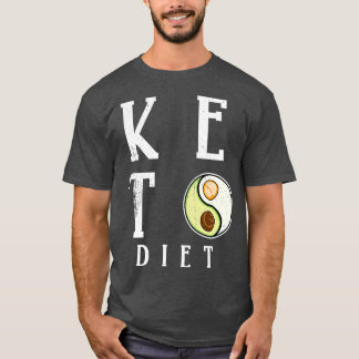 Keto dieet avocado-eigeel t-shirt