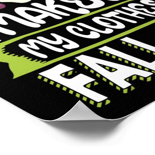 Keto Dieet Low-Carb Ketogene Ketosis Kleding Herfs Poster (Hoek)