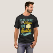 Keto Diet Butter Ketogenic Low Carb Dietitian Keto T-shirt (Voorkant volledig)