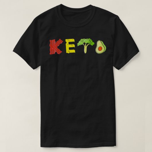 Keto Diet Gift Ideeën Ketones Bacon Healthy Mannen T-shirt (Design voorkant)