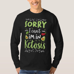 Keto Diet Gift Ideeën Ketones Bacon Healthy Mannen T-shirt