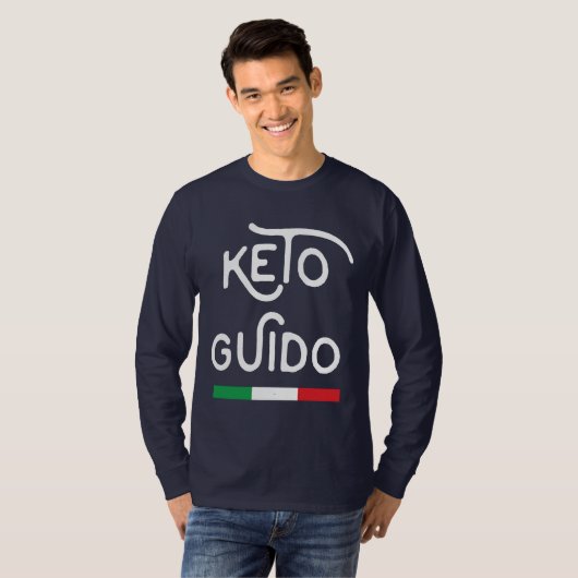 Keto Diet Guide Novelty T-shirt (Voorkant volledig)