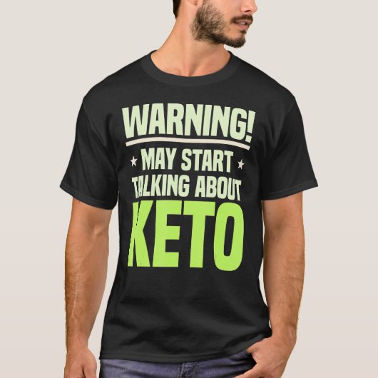 Keto Diet Ketogene Ketosis Laag Carb Dietitian Nut T-shirt (Voorkant)
