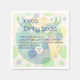 Keto Dirty Soda Napkin Servet