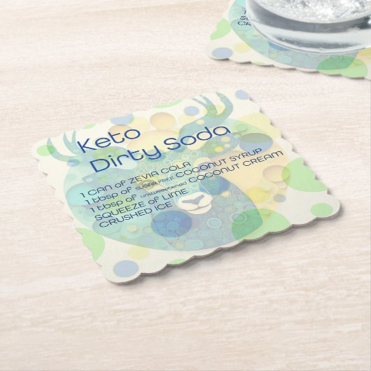 Keto Dirty Soda Onderzetter (Gebogen)