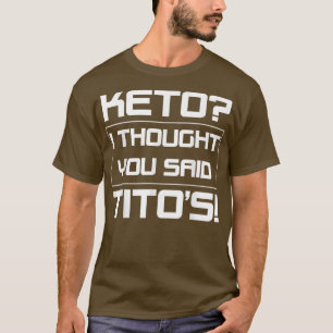 Keto Drink Ketones Vegetarian Dietici T-shirt