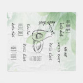 keto fleece deken (Voorkant (Horizontaal))