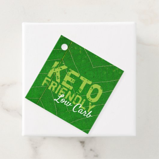 Keto Friendly Low Carb Bedankjes Labels (In situ)