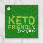 Keto Friendly Low Carb Bedankjes Labels (Voorkant)