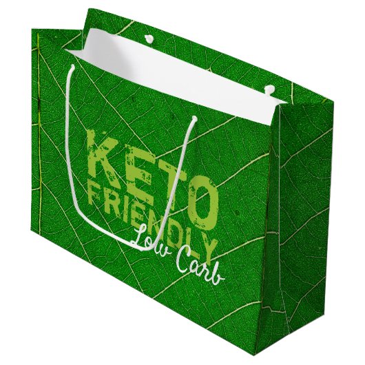 Keto Friendly Low Carb Groot Cadeauzakje (Voorkant Gekanteld)