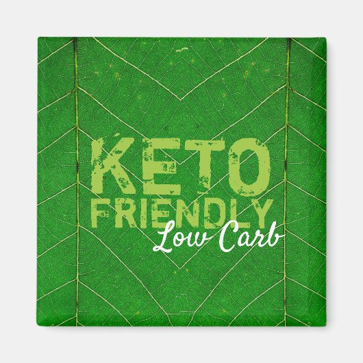 Keto Friendly Low Carb Magneet (Voorkant)