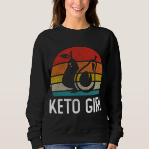 Keto Girl, Funny Ketogenic Diet Avocado Fruit Love Trui