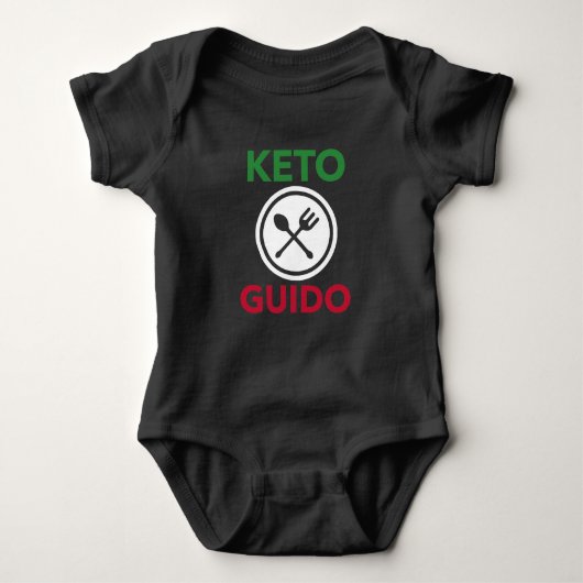 Keto Guido - Gift voor Italianen op het Keto Diet Romper (Voorkant)