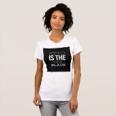 Keto is de Nieuwe Zwart T-shirt (Voorkant volledig)