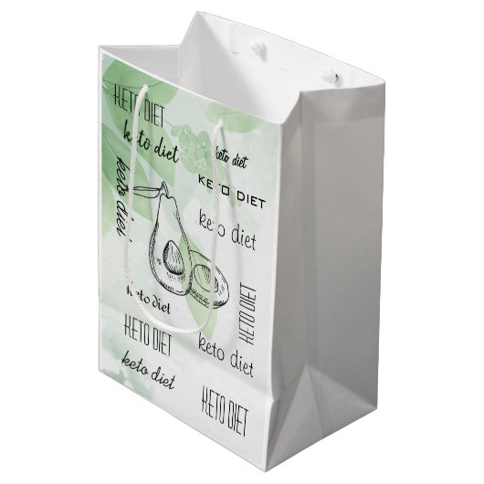 keto medium cadeauzakje (Voorkant Gekanteld)