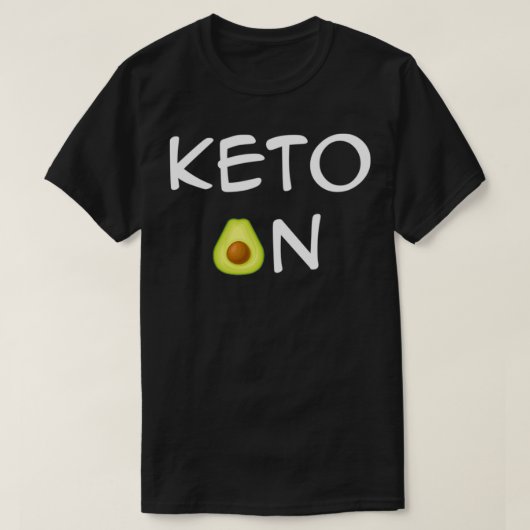 Keto op Avocado Lover T-shirt (Design voorkant)