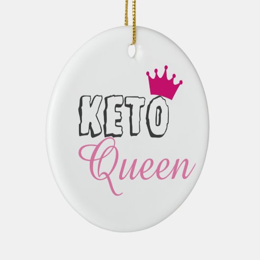 Keto Queen Keramisch Ornament (Rechts)