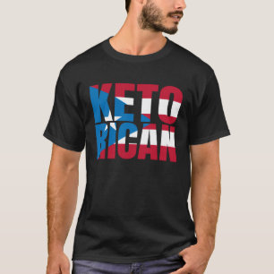 Keto Ricaanse Keto Ninja Laag Koolhydraat Dieet Ke T-shirt