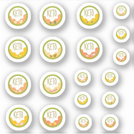keto sticker (Voorkant)