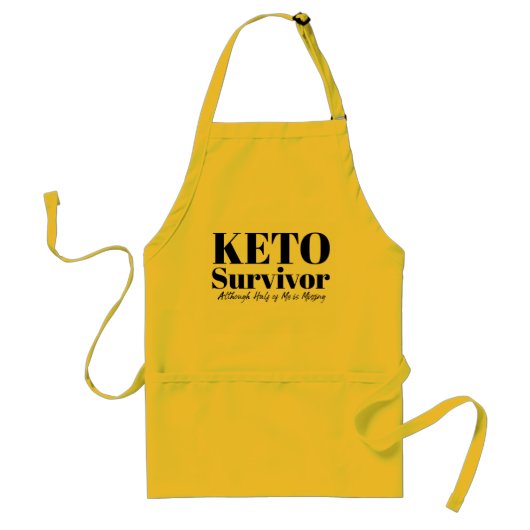 Keto Survivor Standaard Schort (Voorkant)