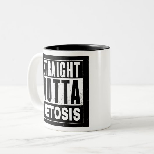 Keto Tweekleurige Koffiemok (Voorkant links)