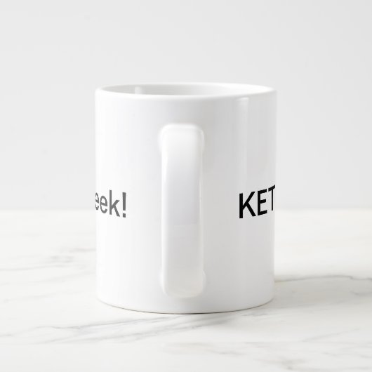 Ketogeek Mok (20 oz) (Achterkant)