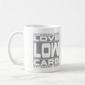 KETOGENE DIET: Ik hou van kleine karb - eet minder Koffiemok (Links)