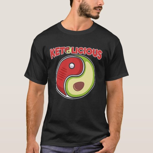 Ketolicious Keto Diet Ketogenic Diet  for Ketosis T-shirt (Voorkant)