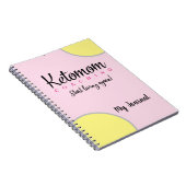 Ketomom Coaching Journal Notitieboek (Rechterzijde)