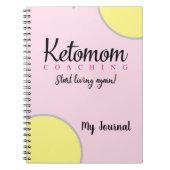 Ketomom Coaching Journal Notitieboek (Voorkant)