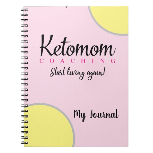 Ketomom Coaching Journal Notitieboek (Voorkant)