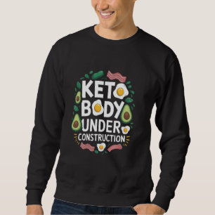 Ketose Keto Lichaam Onder Constructie, Lage Koolhy Trui