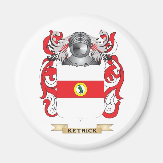 Ketrick Wapen (Familie Crest) Magneet (Voorkant)