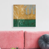 Ketsenschets met wilde bloemen en Planten Canvas Afdruk (Insitu (Woonkamer))