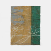 Ketsenschets met wilde bloemen en Planten Fleece Deken (Voorkant)