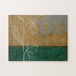 Ketsenschets met wilde bloemen en Planten Legpuzzel<br><div class="desc">Er gebeurt veel op dit schilderij van Jennifer Goldberger. Een bloemetjesschets neemt het middelpunt,  en kleine bomen vormen de achtergrond. Ventilatoren van Eugene Delacroix en Edward Hopper willen dit stuk kopen!</div>