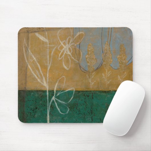 Ketsenschets met wilde bloemen en Planten Muismat (Met muis)